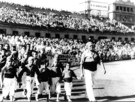 Joan Julivert i Nin, Cap de colla of the Nens del Vendrell (1944-1972)