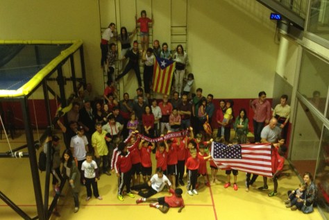 Manhattan Kickers FC and Castellers de Barcelona had a great time together